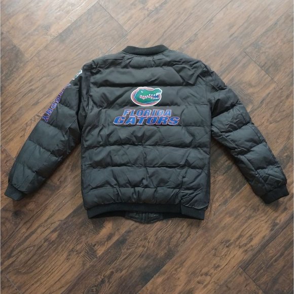 Women's Florida Gator's Black Puffer Jacket " Murphy" NCAA Sz S/M - Picture 2 of 16